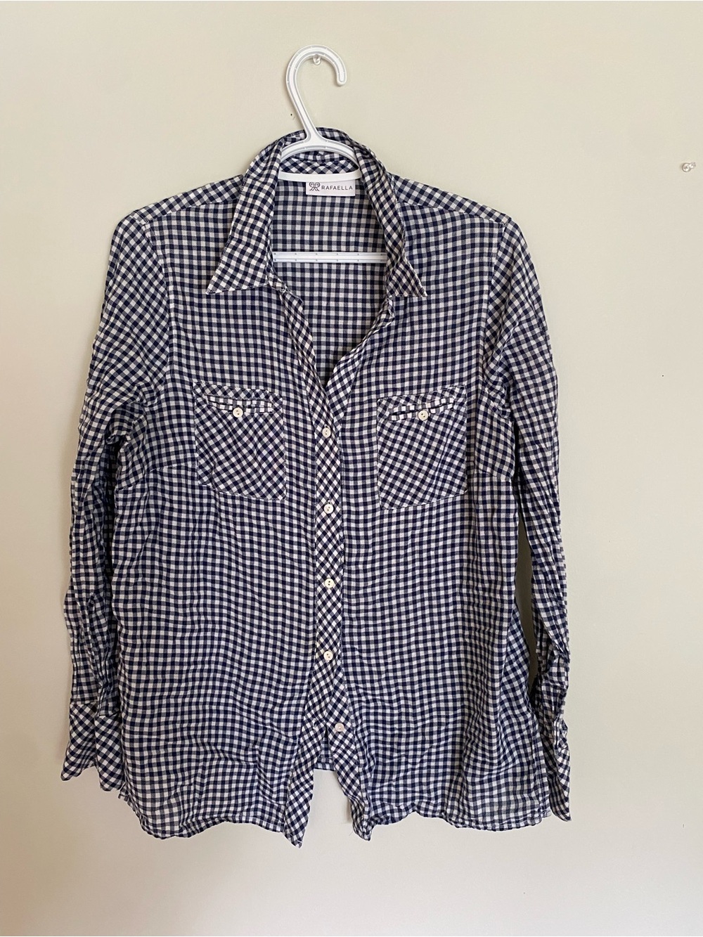 Gingham Plaid Button Up